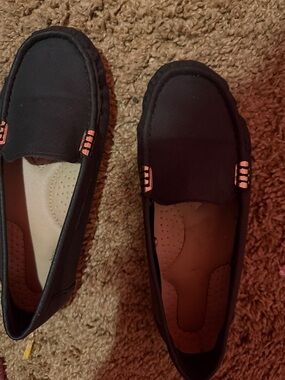 Classic Black Women's Slip-On Loafers